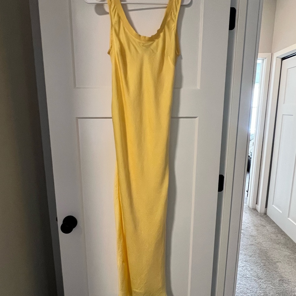 Yellow Midi Dress